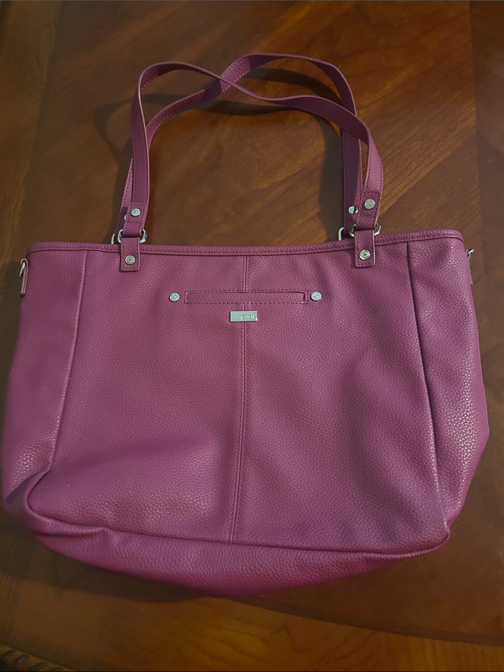 Everyday Pebbled Tote in Dusty Rose
